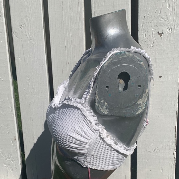 Stoney Clover Lane Sweetheart Bikini Top XXS white New no tag - Picture 4 of 14